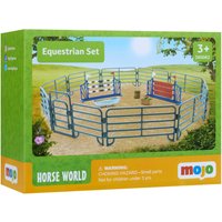 Mojo Fun Polyvinyl Chloride Equestrian Ring Playset - Horse Riding Toy Set