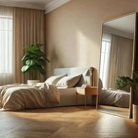 Jōbū Home Takara Gold Metal Full Length Leaner Mirror - 180cm X 90cm