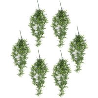 Leaf Artificial Fronded Thyme Plants - Uv & Fire Resistant, 70cm (pack Of 6)