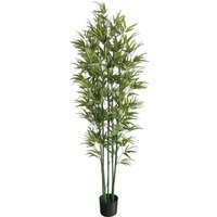 Leaf 180cm Natural Green Bamboo Artificial Tree - Realistic & Maintenance-free