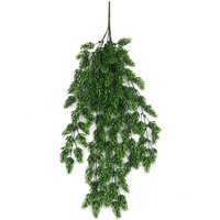 Leaf 128cm Uv & Fire Retardant Artificial Clustered Fern Hanging Plant