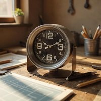 Msl 20cm Table Clock - Classic Charm & Reliable Timekeeping