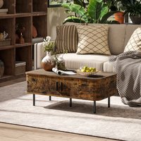 Rattan Coffee Table - Natural Weave, Durable Construction