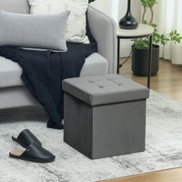 Fabric Ottoman Storage Box - Versatile & Multi-functional