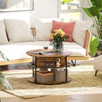 Natural Rattan Coffee Table - Ample Surface Area