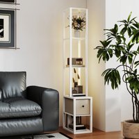 White Bathroom Storage Cabinet With Spacious Storage - Easy To Clean