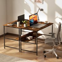 Large Computer Desk - Home Office Workstation - Ample Workspace & Sturdy Construction