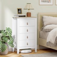 Bedside Table With Drawer & Shelf - Durable Construction