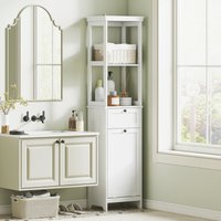 Bathroom Cabinet - White 70cm X 60cm