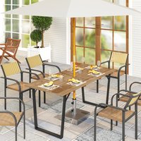 Dining Table - Sturdy Construction, Timeless Design, Easy To Clean