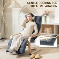 Plush Padded Recliner Chair - Effortless Reclining, Durable Construction