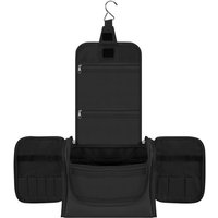 Vinsani Black Toiletry Bag - Spacious Main Compartment, Internal Pockets
