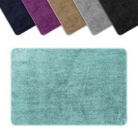 Vinsani Light Blue Bath Mat 60x90cm - Soft & Absorbent