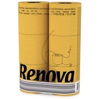 Renova 3-ply Soft Yellow Toilet Tissue Rolls - 6 Pack