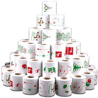 Renova White Print 2 Ply Toilet Tissue Paper Rolls - 72 Pack