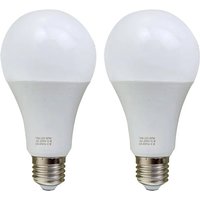 Ledsone Frosted Led Light Bulbs 12w Warm White E27 Screw-in - Pack Of 2