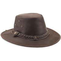 Hawkdale Premium Leather Cowboy Hat - Weather Resistant - Unisex
