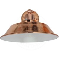 Rose Gold Metal Vintage Industrial Wall Light - E27 Lamp Holder