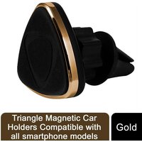 Universal Magnetic Phone Car Mount - Gold