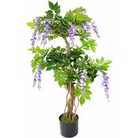 Artificial Purple Wisteria Tree - 110cm Real Touch Plant