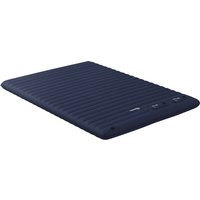 Outsunny 190t Plastic Double Air Bed Inflatable Mattress - 140cm Wide X 10cm Thick, Blue