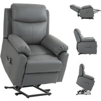 Homcom Electric Power Lift Recliner Chair - Grey
