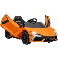Aiyaplay Lamborghini Revuelto 12v Ride-on Car With Suspension & Butterfly Doors - Orange