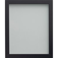 Foil Wrapped Mdf Picture Frame With Perspex Plexiglass - Black, 18x14 Inch (45.7x35.6cm)
