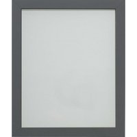 Foil-wrapped Mdf Picture Frame With Perspex Plexiglass - Grey, 9x7 Inch (22.9x17.8cm)