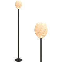Homcom 3d Rose Floor Lamp - Adjustable Colour Temperature, Foot Switch, E27 Holder, White
