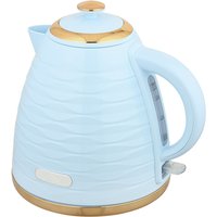 Homcom 1.7l Fast Boil Electric Kettle - Light Blue Ripple