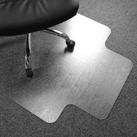 Floortex Advantagemat Clear Pvc Chair Mat For Low-pile Carpets (up To 6mm)