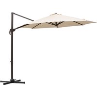 Outsunny 3m Beach Hanging Umbrella Parasol