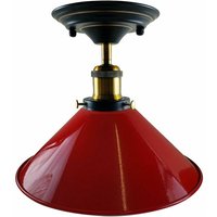 Ledsone Metal Cone Flush Mount Ceiling Light - Vintage Style
