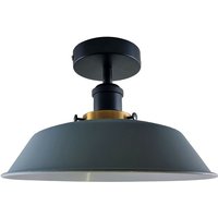 Ledsone Metal Flush Mount Ceiling Light Fitting - Industrial Chic