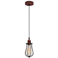 Ledsone Balloon Cage Hanging Pendant Lamp Holder Light Fitting Kit - Uk Standard