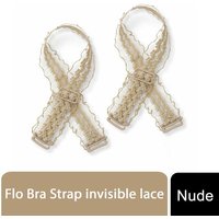 Flo Lace Adjustable Bra Straps - Nude