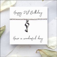 Aye Do Gifts Sterling Silver 21st Birthday Bracelet With Message Card