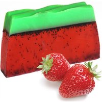 Strawberry Poppy Seed Exfoliating Soap Loaf