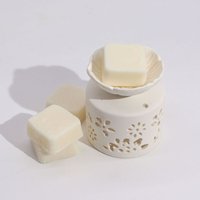 Scented Wax Melts & Ceramic Oil Burner Gift Set - White, Windermere Fragrance