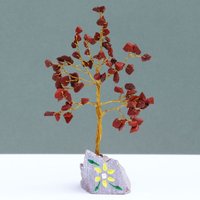Red Jasper Gemstone Tree - 80 Stone