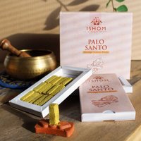 Palo Santo Incense Bricks & Terracotta Burner Set - Natural Wood Aroma, Cleansing & Relaxation