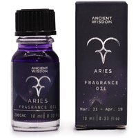 Aries Zodiac Fragrance Oil 10ml - Sparkling Bio-glitter, Clear Quartz Essence