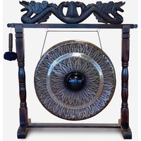 Chinese Antique Gong Rosewood Stand - Ark Antiques, La Jolla, CA Chinese Antique Gong Rosewood Stand - Ark Antiques, La Jolla, CA