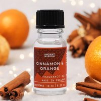 Cinnamon & Orange Fragrance Oil 10ml - Long-lasting Festive Scent