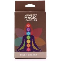 Seven Chakra Harmony Candles (7 Pack) - 12cm X 1.2cm - 90 Min Burn Time