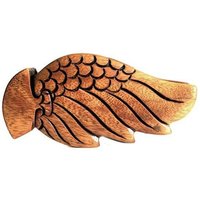 Sheesham Wood Puzzle Box - Bali Magic - Angel Wing Design