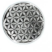 Flower Of Life Incense Holder 11cm - Polished Aluminium