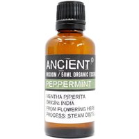Peppermint Organic Essential Oil 50ml - Uplifting & Revitalising