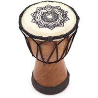 Hand-painted Mandala Djembe Drum - 15cm X 9cm